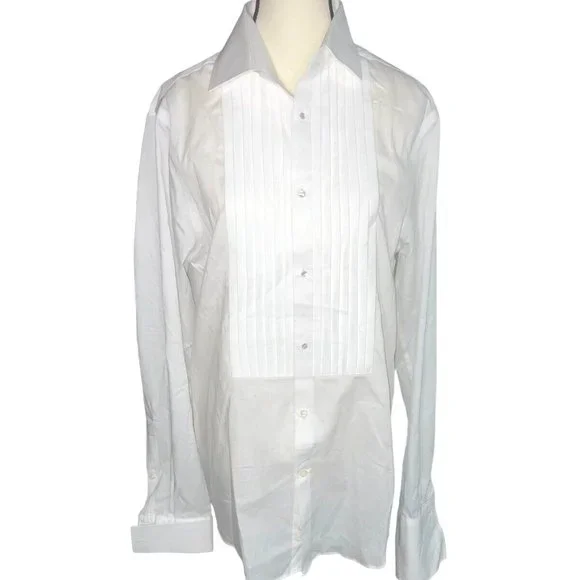 michael kors mens white dress shirt Michael Michael Kors Mens Dress Shirt White